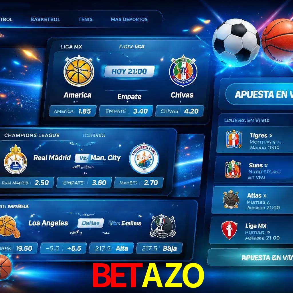 Mercados de apuestas deportivas BETAZO para jugadores en México